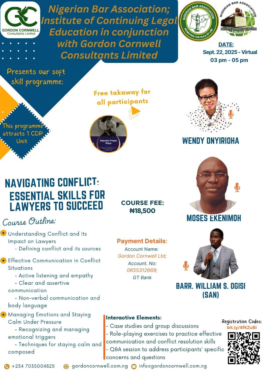 Navigating Conflict: Essential Skills for Lawyers to Succeed